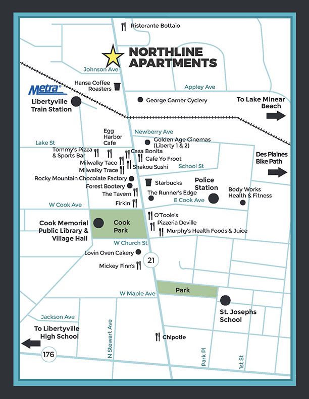 Northline Apartments Map